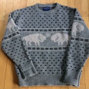 Pendleton wool buffalo sweater size small